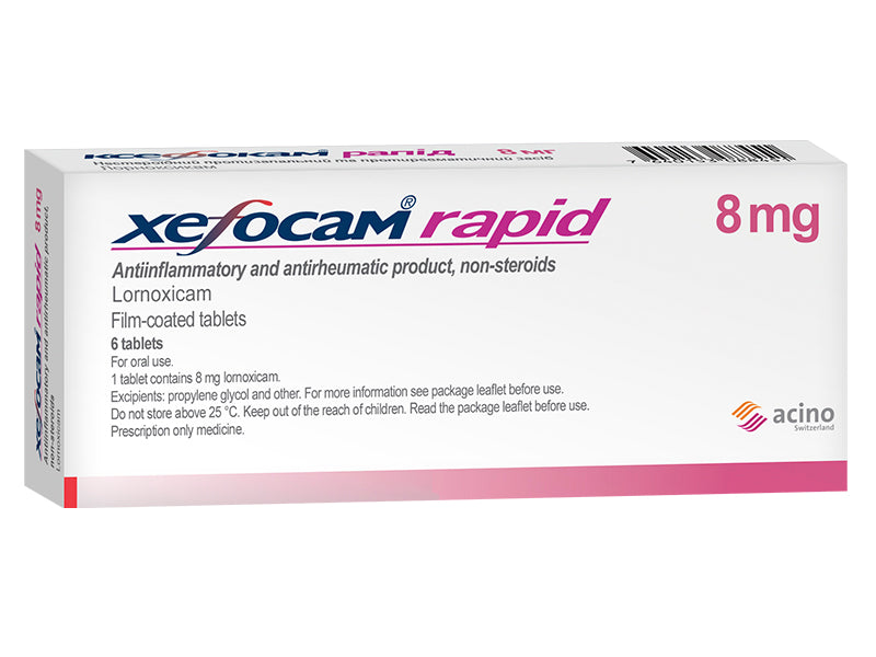 Xefocam Rapid 8 mg comprimate filmate