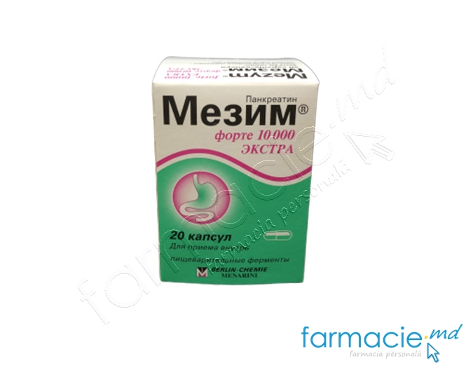 Mezym forte 10000 EXTRA 10000 UI/9000 UI/500 UI capsule cu mini-comprimate gastrorezistente