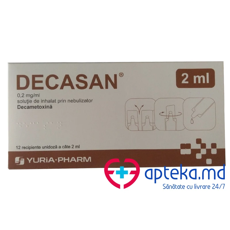Decasan 0,2 mg/ml / 2 ml soluţie de inhalat prin nebulizator
