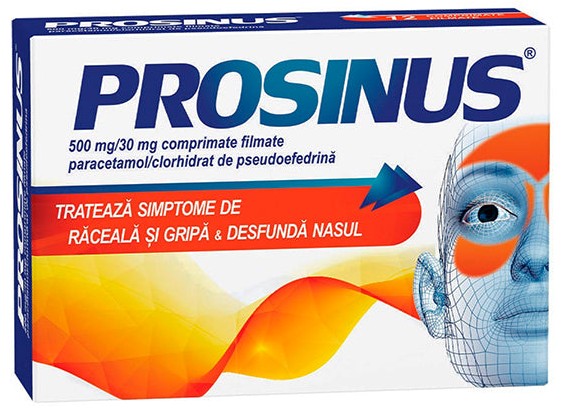 Prosinus 600 mg/12,2 mg / 4 g pulbere pentru soluţie orală