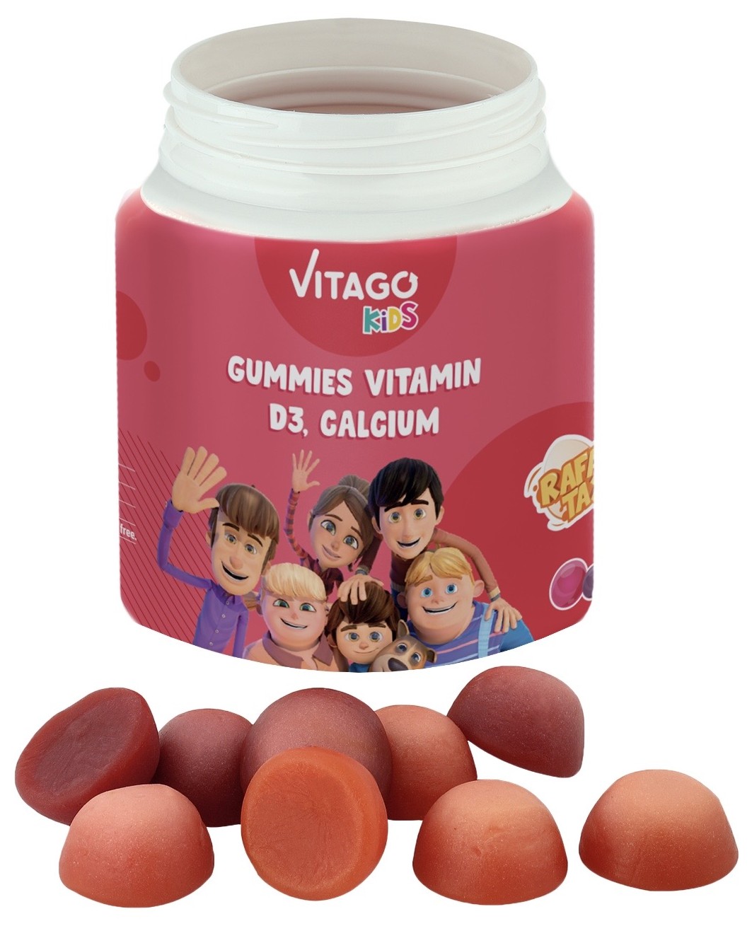 Vitago Calciu + Vit. D3 N30 gummies