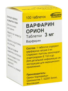 Warfarin Orion 3 mg comprimate