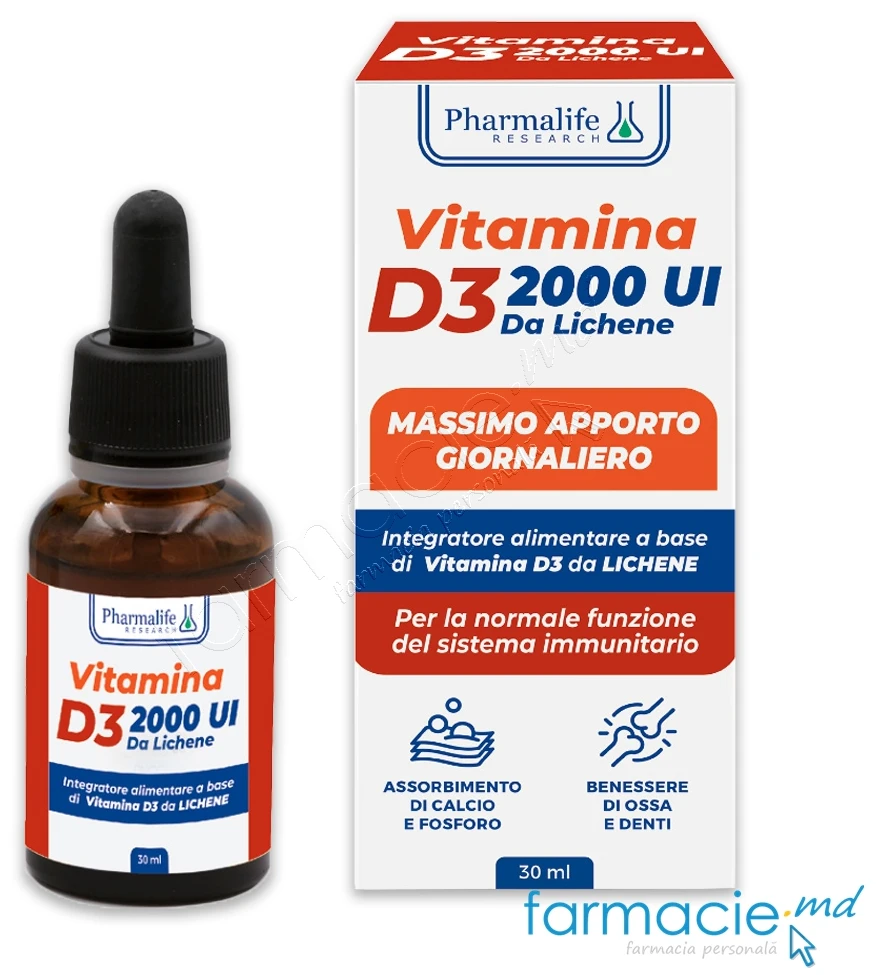 Pharmalife Vit. D3 2000 UI + Vit.A 30 ml