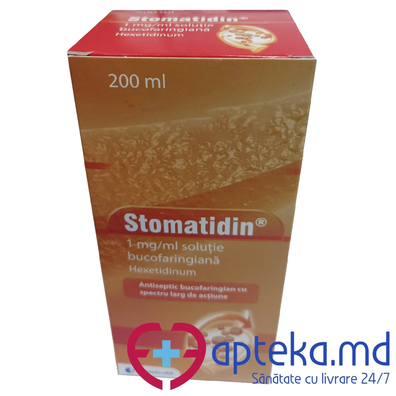 Stomatidin 1 mg/ml / 200 ml soluţie bucofaringiană