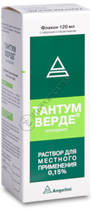 Tantum Verde 1,5 mg/ml / 120 ml soluţie pentru gargarisme