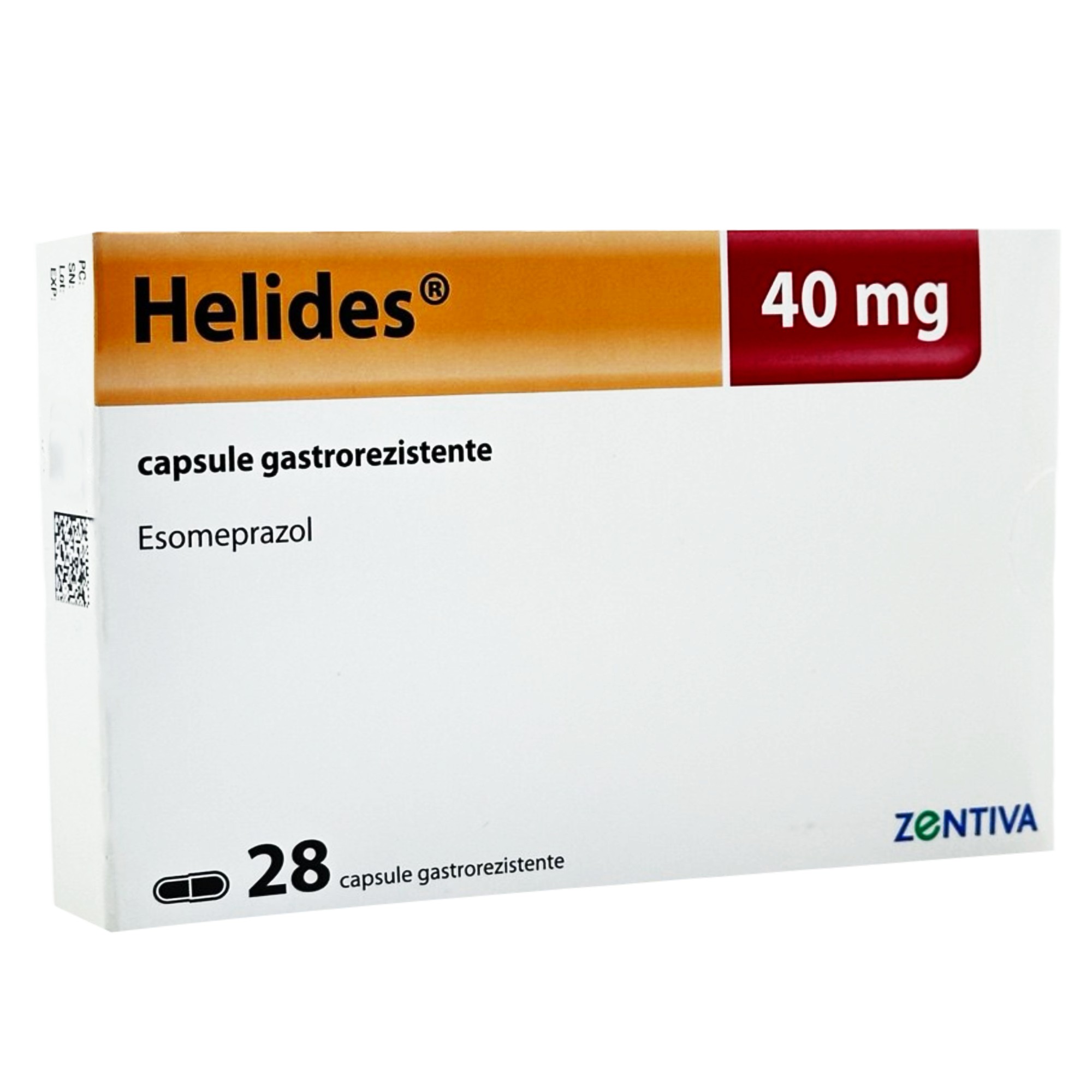 Helides 40 mg capsule gastrorezistente