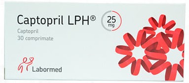 Captopril LPH 25 mg 25 mg comprimate
