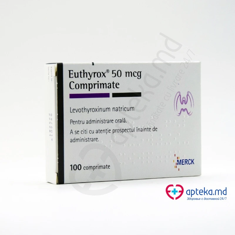 Euthyrox 50 mcg comprimate