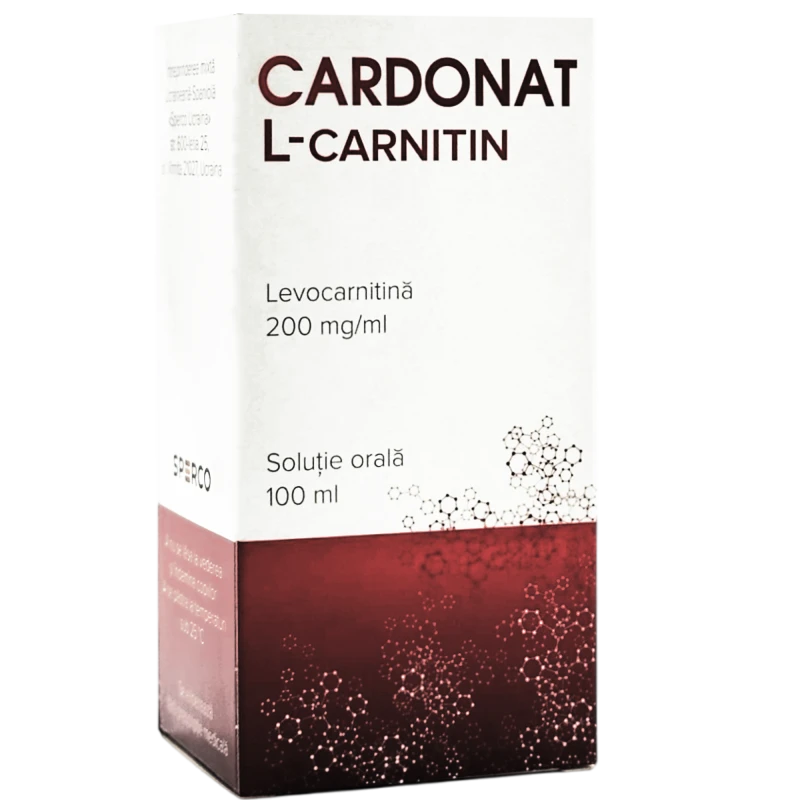 Cardonat L-Carnitin 200 mg/ml / 100 ml soluţie orală