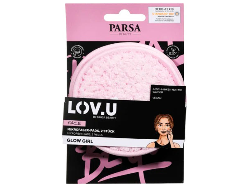 PARSA Beauty Dischete din microfibra pu curatarea fetei 2 buc