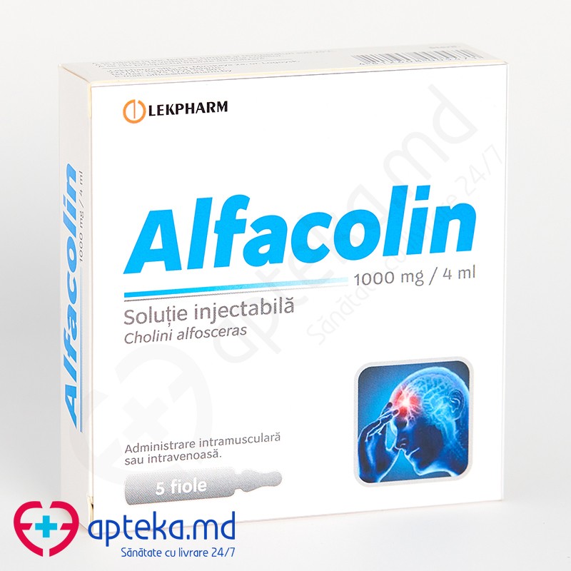 Alfacolin 1000 mg/4 ml soluţie injectabilă