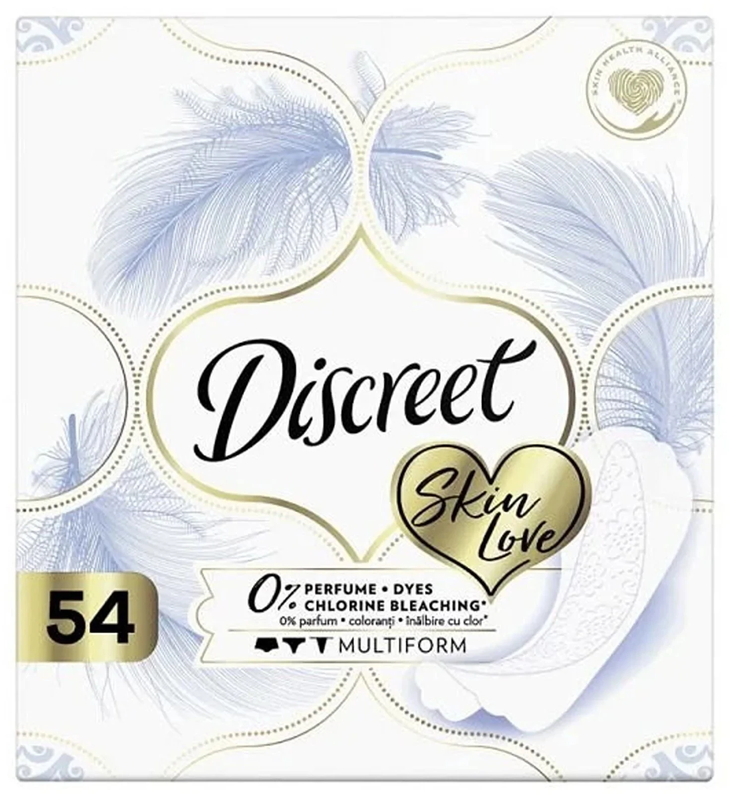 Absorbante zilnice Discreet Deo Skin Love, 54 buc.