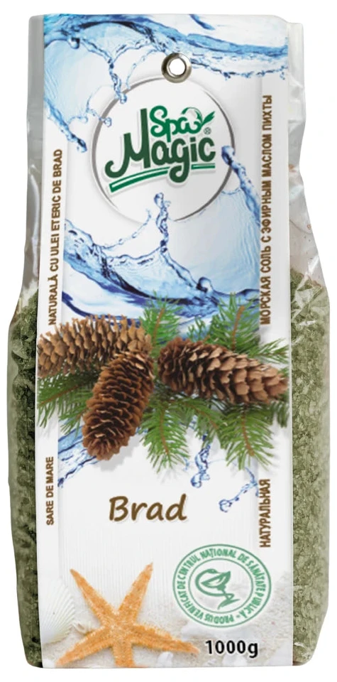 Sare de mare MAGIC SPA Brad 1kg (пакет)