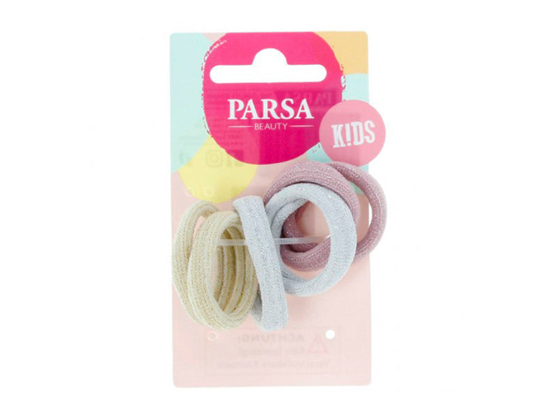 PARSA Kids Elastic de par pentru copii colorate 3 5cm 6buc