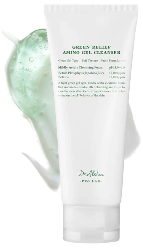 Gel de curatare cu aminoacizi Dr. Althea, Green Relief Amino Gel Cleanser, 100 ml