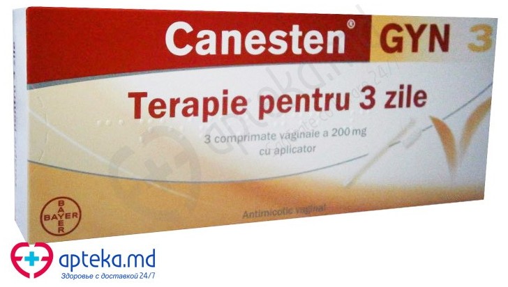 Canesten Gyn 3 200 mg comprimate vaginale