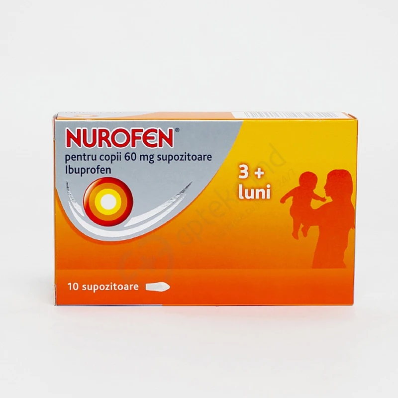 Nurofen pentru copii 60 mg supozitoare