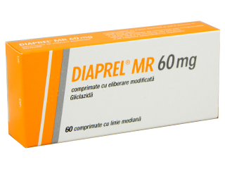 Diaprel MR 60 mg 60 mg comprimate cu eliberare modificată