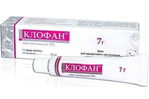 Clofan 100 mg/g / 7 g cremă vaginală