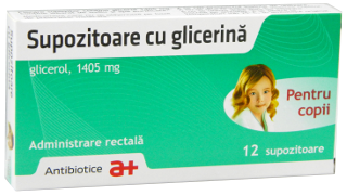 Supozitoare cu glicerina pentru copii, 1405 mg 1405 mg supozitoare