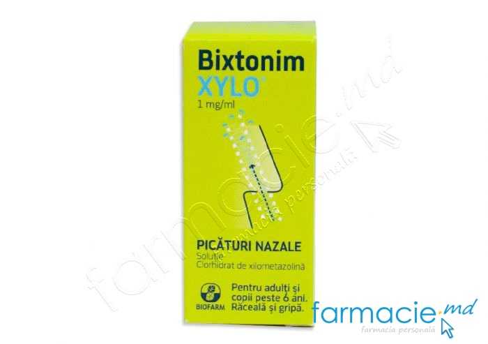 Bixtonim Xylo 1 mg/ml / 10 ml picături nazale, soluţie