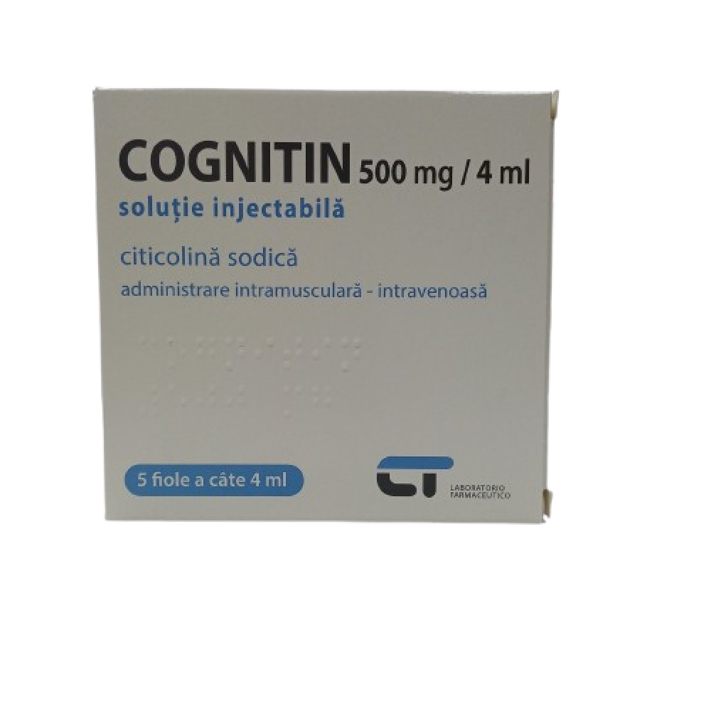 Cognitin 500 mg/4 ml soluţie injectabilă