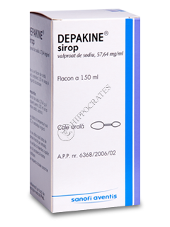 Depakine 57,64 mg/ml / 150 ml sirop