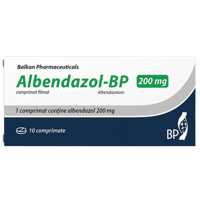 Albendazol-BP 200 mg comprimate filmate