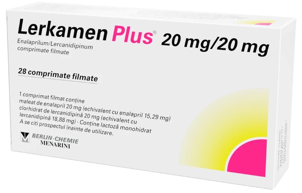 Lerkamen Plus 20 mg/20 mg comprimate filmate
