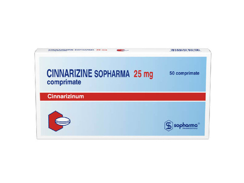Cinnarizin 25 mg comprimate