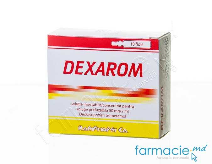 Dexarom 50 mg/2 ml soluţie injectabilă/perfuzabilă