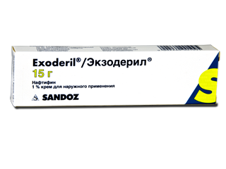 Exoderil 10 mg/g / 15 g cremă