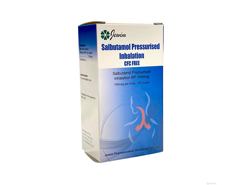 Salbutamol 100 mcg/doză / 200 doze suspensie de inhalat presurizată