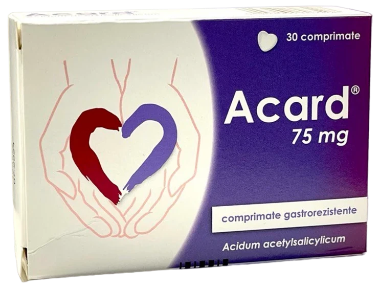 Acard 75 mg comprimate gastrorezistente