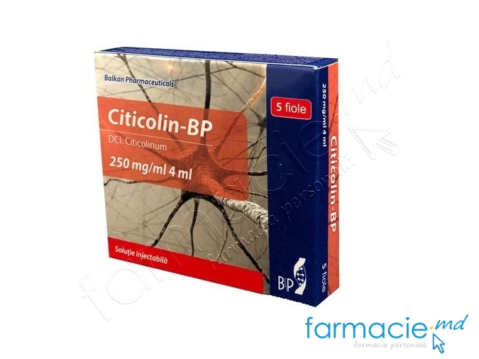 Citicolin-BP 250 mg/ml / 4 ml soluţie injectabilă