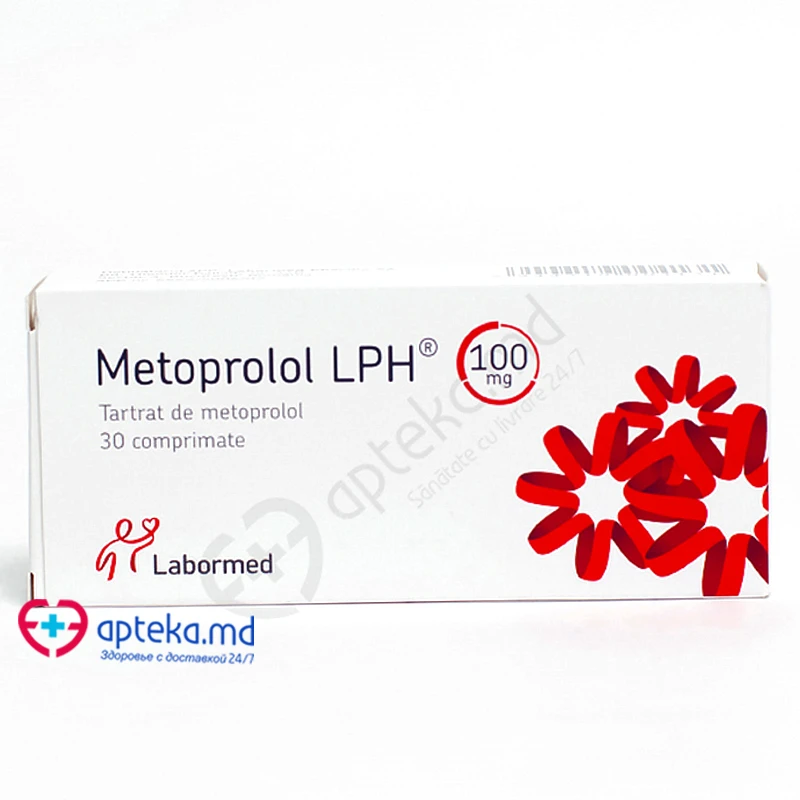 Metoprolol LPH 100 mg 100 mg comprimate