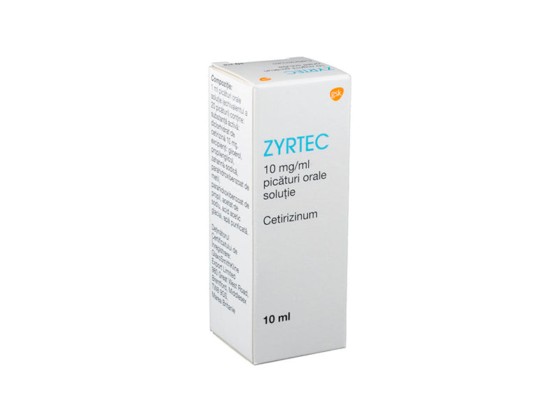 Zyrtec 10 mg/ml picături orale, soluţie