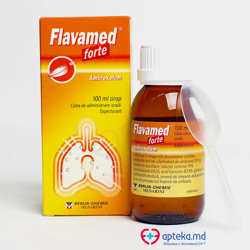 Flavamed forte 30 mg/5 ml / 100 ml sirop