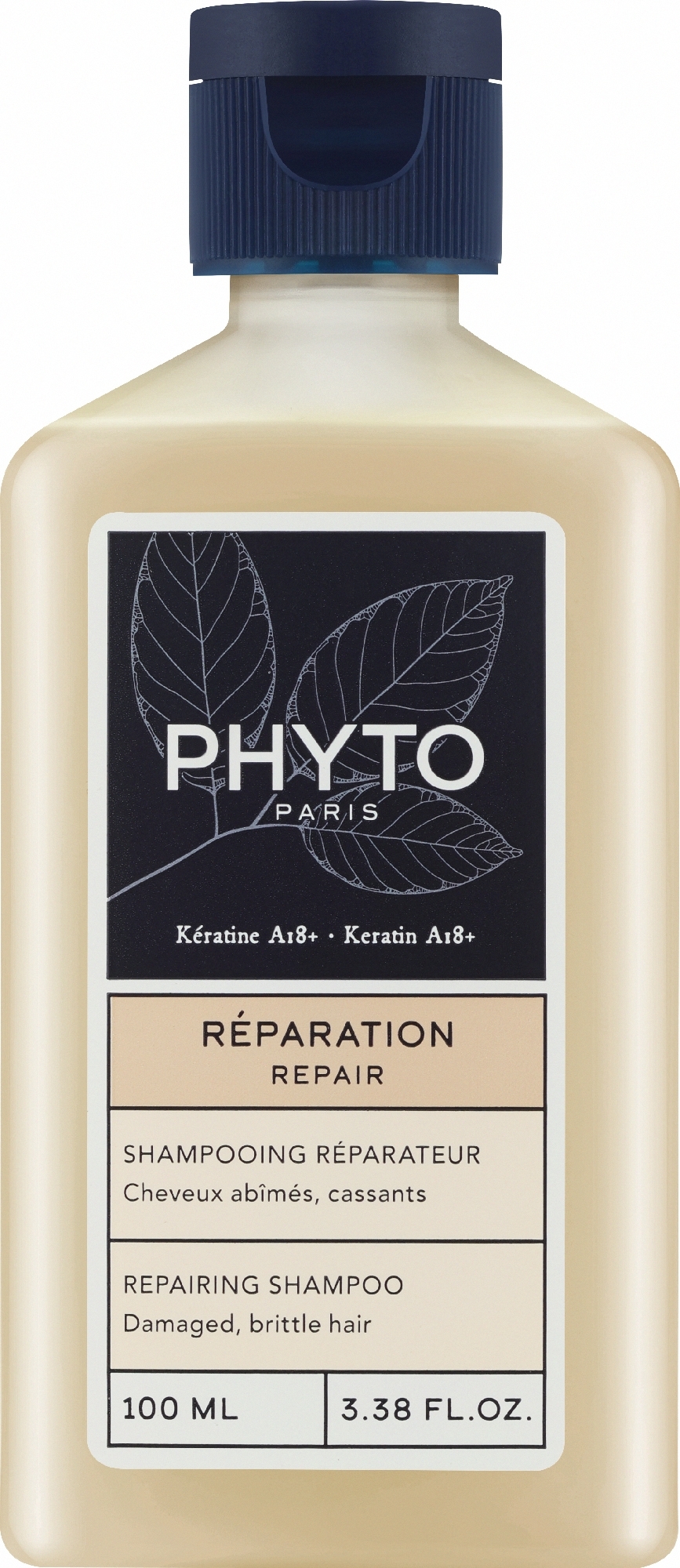 Phyto Восстанавливающий шампунь для поврежденных и ломких волос Phyto Repairing Shampoo 100 ml