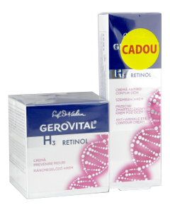 Farmec Gerovital H3 Retinol preven.ridurilor 50 ml+ antirid co Cremă 1 comp