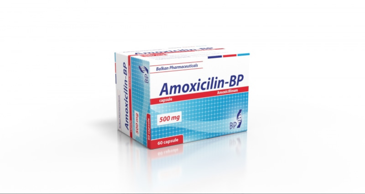 Amoxicilin-BP 500 mg caps.