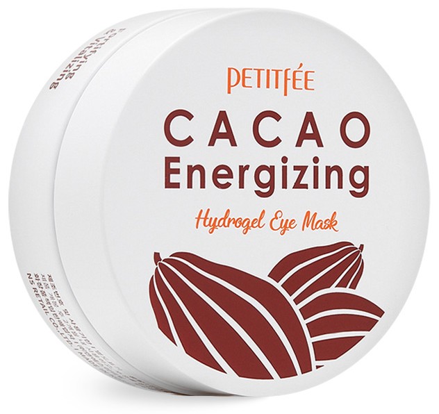 Patchuri din hidrogel Petitfee, Cacao Energizing Hydrogel Eye Mask, 60 buc