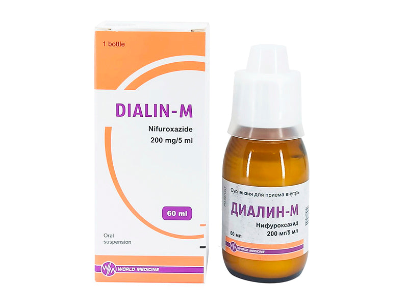 Dialin-M 200 mg/5 ml / 60 ml suspensie orală