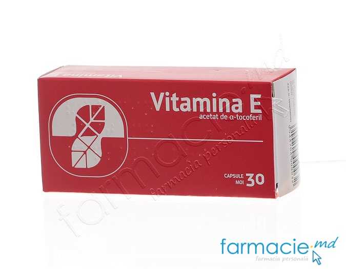 Vitamina E 100 mg capsule moi