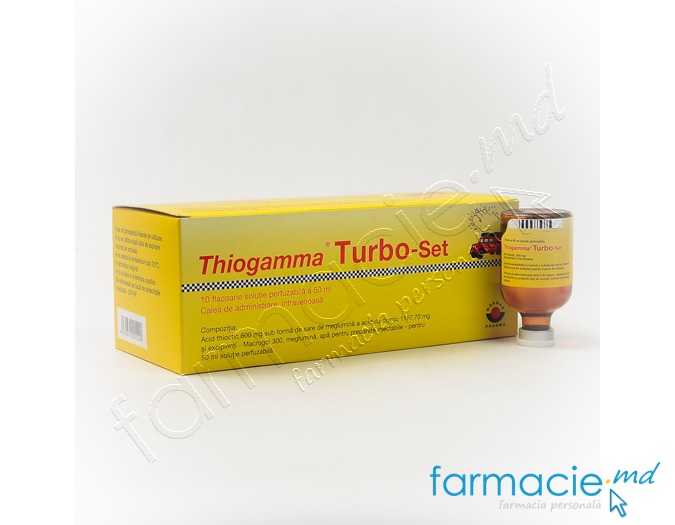 Thiogamma Turbo-set 600 mg/50 ml soluţie perfuzabilă