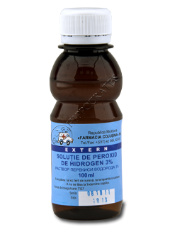Peroxid de hidrogen-ElaDum 30 mg/ml / 100 ml soluţie cutanată