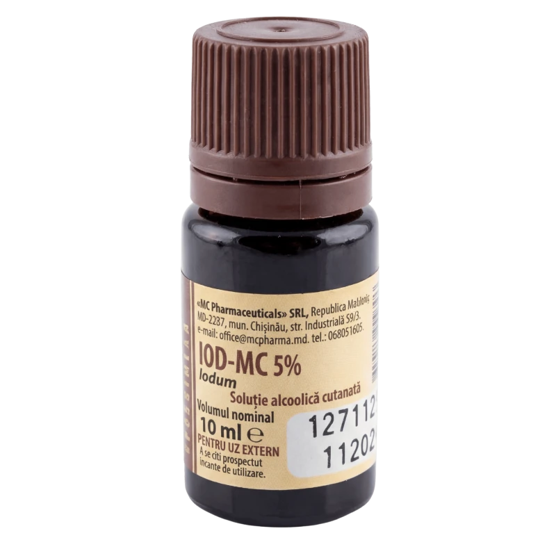 Iod-MC 50 mg/ml / 10 ml soluţie cutanată
