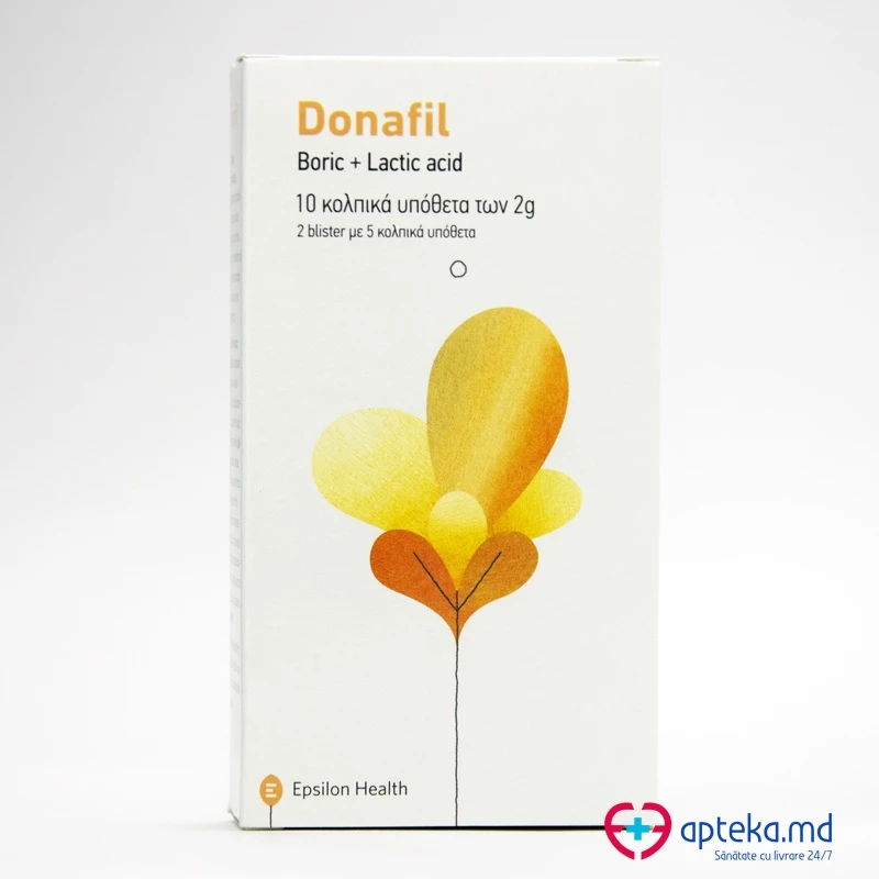 Donafil ovule vaginale N10 (acid boric+acid lactic)