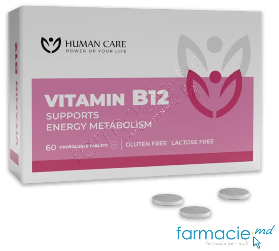 Human Care Vit. B12 500 mcg + Vit.A N60