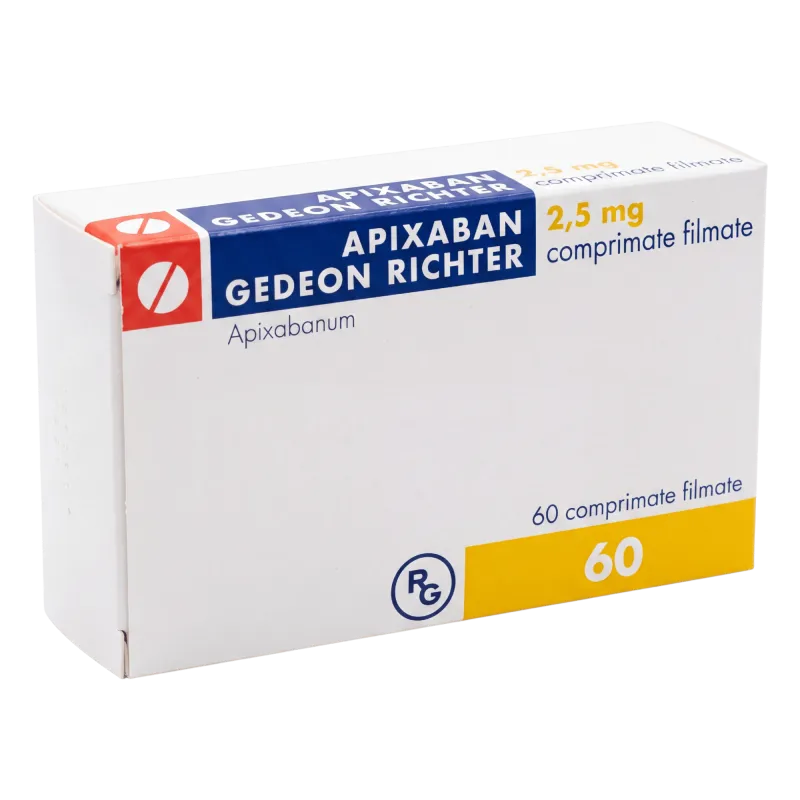 Apixaban Gedeon Richter 2,5 mg comprimate filmate